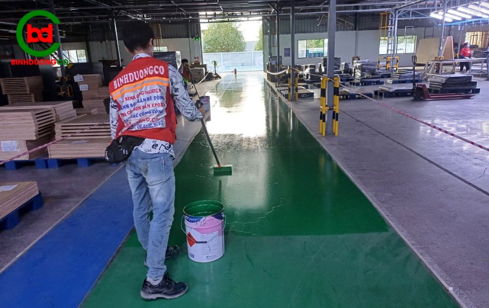 thi công sơn epoxy